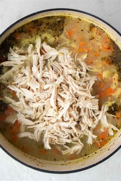 Soupe Orzo Au Poulet Et Au Citron Sant