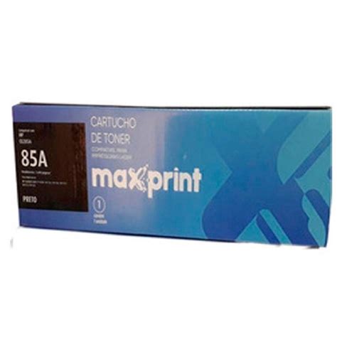 Cartucho de Toner Preto Compatível Hp 85A Maxprint Submarino