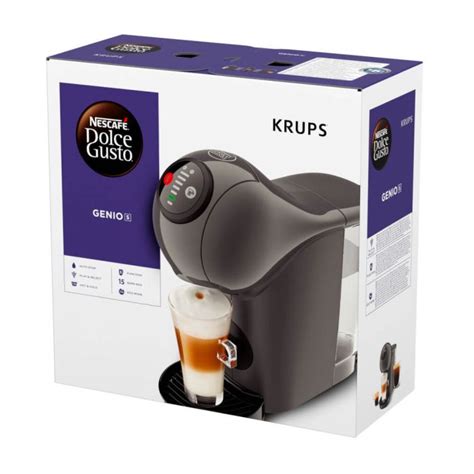 Espressor Cu Capsule Krups Genio S KP240B10 1500 W 0 8 L 15 Bar Gri