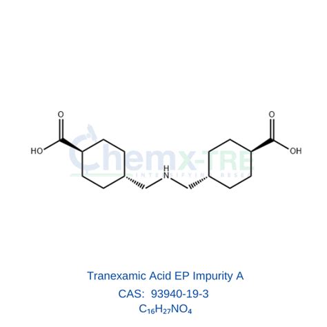 Tranexamic Acid Ep Impurity A Chemxtree Standards