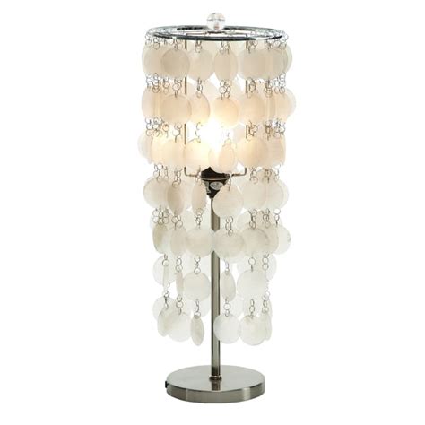 Shop Hanging Capiz Shell Table Lamp - Free Shipping Today - Overstock.com - 10473400