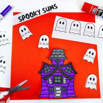 First Grade Halloween Math Craft | Addition and Subtraction Craft