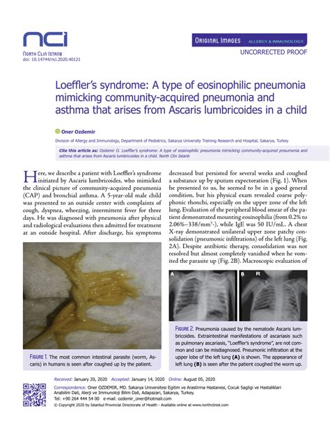 (PDF) 19. NCI-Loeffler’s syndrome