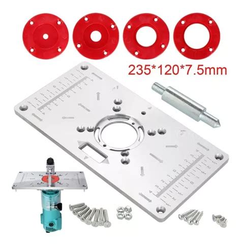 Placa De Inserci N Met Lica Para Mesa Fresadora Abatible Par Meses