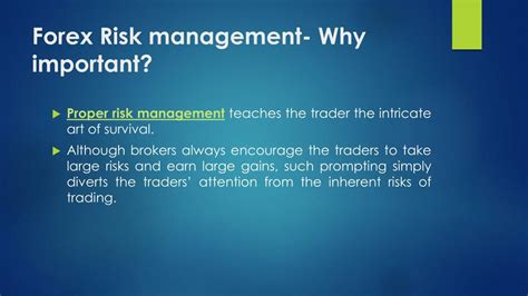 Ppt Risk Management In Forex Powerpoint Presentation Free Download