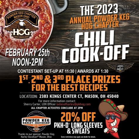 Powder Keg HOG Chili Cook Off Powder Keg Chapter 5114 Mason Ohio