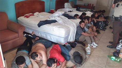 Texas Border Patrol Discovers Hotel Room Packed With Illegals In