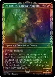 Ob Nixilis Captive Kingpin Showcase Halo Foil March Of The