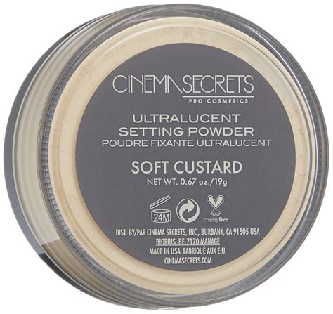 Cinema Secrets Pro Cosmetics Ultralucent Polvo Fijador Suelto Crema