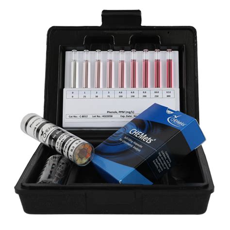 CHEMets Phenols Visual Test Kit K 8012 CHEMetrics