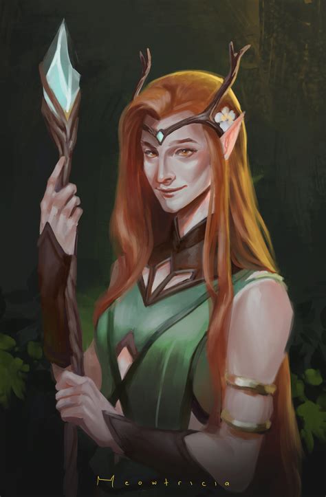 No Spoilers Picked Up Vox Machina Origins The Other Day Heres A Fan Art Of Keyleth R