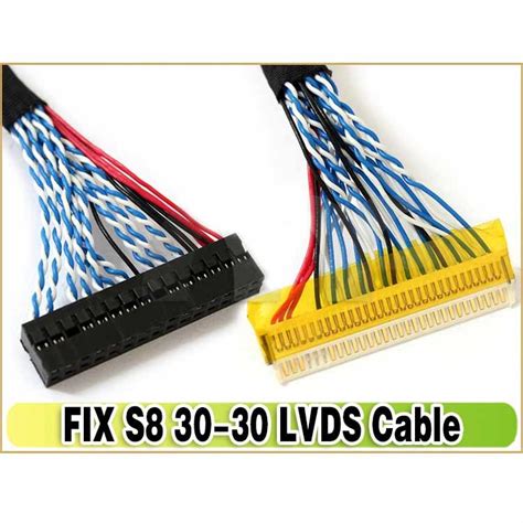 Lvds Cable Fix P S Mm Pitch Pins Dual Bit For Lcd Controller