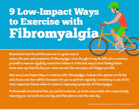 9 Low-Impact Ways to Exercise With Fibromyalgia | Real Time Pain Relief