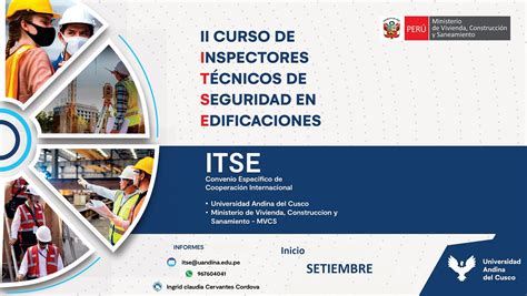 II Curso de especialización para inspectores técnicos de seguridad en