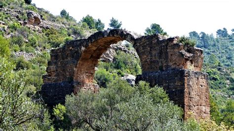 Acueducto romano de Peña Cortada en Chelva Valencia Flickr