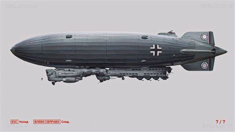 Нахтфальтер Zeppelin Airship Dieselpunk Vehicles Dieselpunk