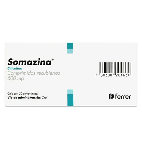Somazina 500 Mg Con 20 Comprimidos - Compra en Prixz