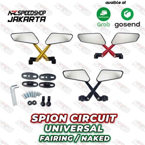 Jual SPION CIRCUIT UNIVERSAL BRACKET SPION FAIRING NAKED Di Seller