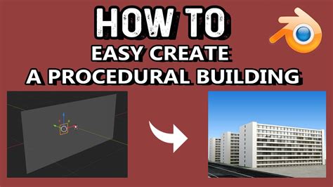 How To Easy Create A Procedural Building Blender Geometry Nodes