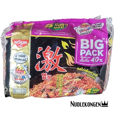 KOREAN INST NOODLE HOT CHILI CHICKEN 5x85 Gr Nudlekongen No