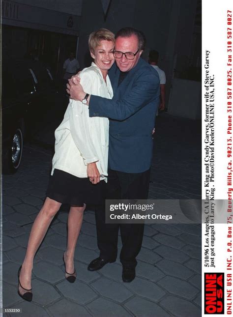 May 10 1996 Los Angeles Ca Larry King And Cyndy Garvey Former