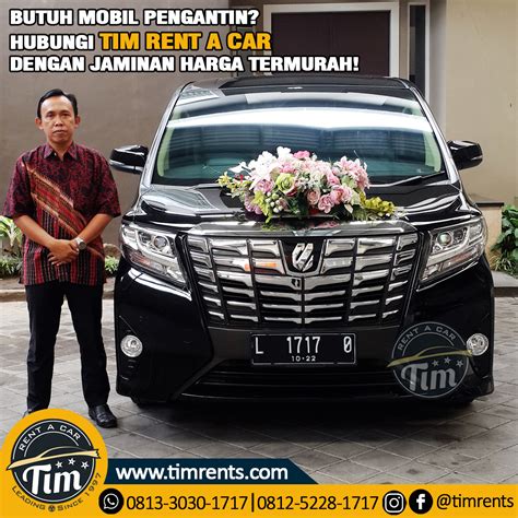 Rental Wedding Car Surabaya Murah Timrents