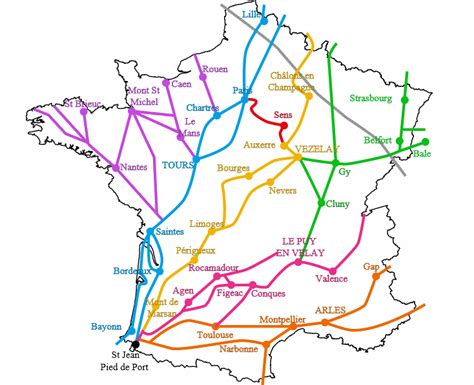 Chemin De Compostelle Info Voyage Carte Plan