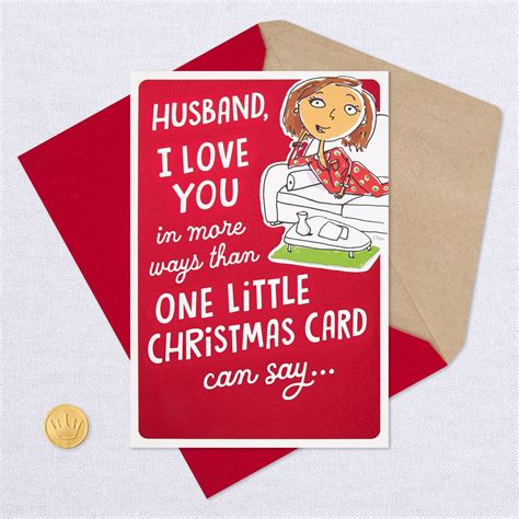 Love You In So Many Ways Christmas Card For Husband With Mini Cards