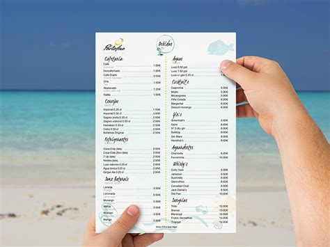 Vertical Restaurant Menu for Portofino by PɅULO FΞVΞRΞIRO on Dribbble