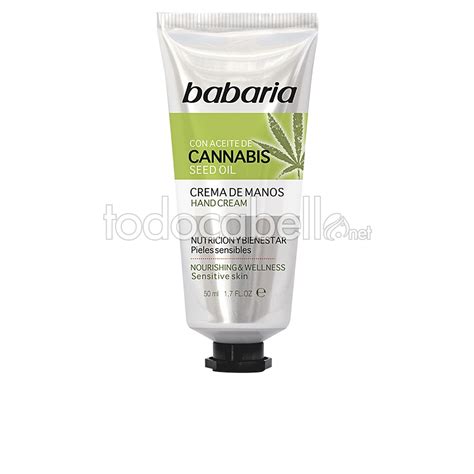 Babaria Cannabis Crema Manos Nutrici N Y Bienestar Ml