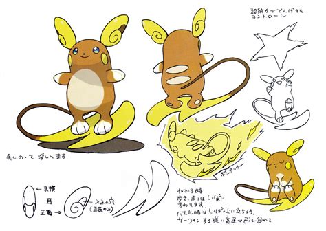 File Alolan Raichu SM Concept Art Bulbapedia The Community