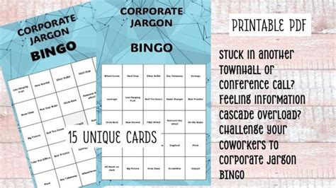 Corporate Jargon BINGO - Etsy