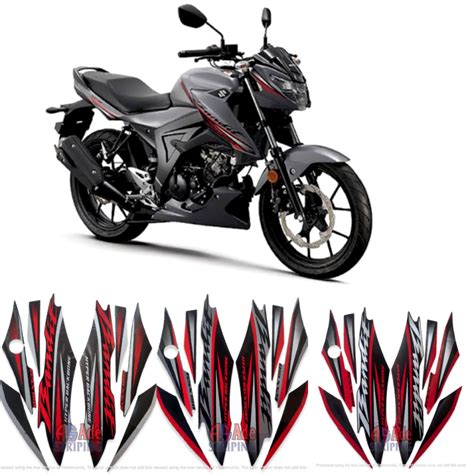 STIKER STRIPING LIS BODY MOTOR SUZUKI GSX 150 2021 STICKER GSX BANDIT