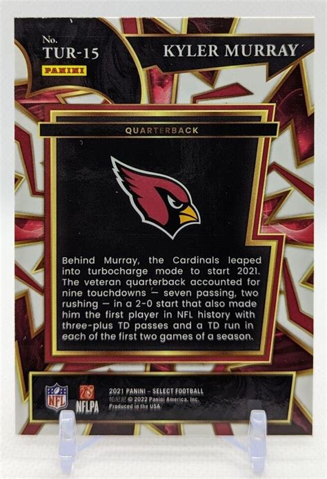 Kyler Murray Panini Turbocharged Tur Az Cardinals Ebay