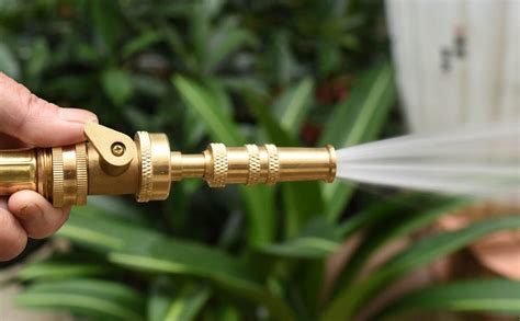 Amazon PLG Adjustable Garden Hose Nozzle Sprayer With Shut Off