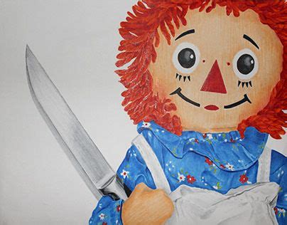 Annabelle Illustration Original Doll Illustration Copic Artwork