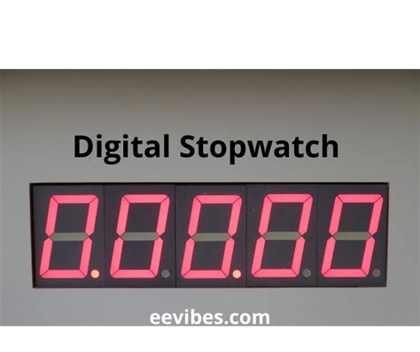 How to Design a Digital Stopwatch? Digital Logic Design Project - EE-Vibes