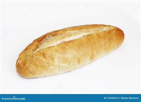 Fresh Loaf Of Yeast Bread On A White Background Stock Photo Image Of