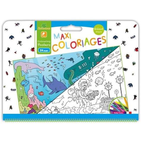 Sycomore Cahier Maxi Coloriage Gar On Cdiscount Jeux Jouets