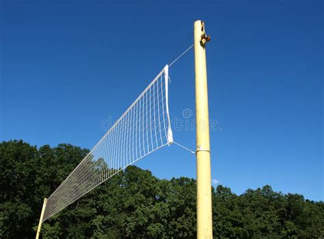 Volleyball Net Stock Image Image Of Post Leisure Sport