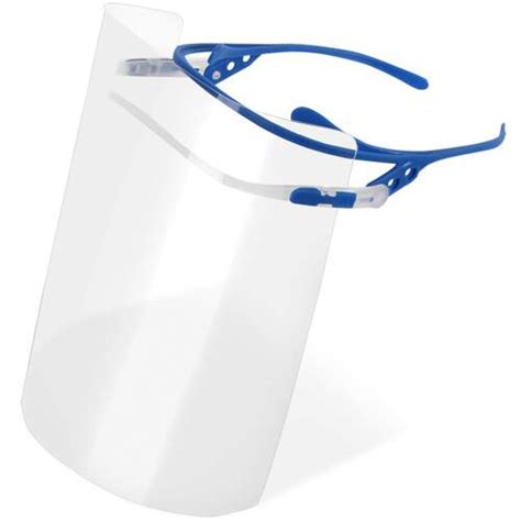 blue visor frame   visors  ppe  shop