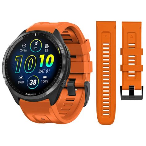 Pulseira De Silicone Quickfit Mm Mm Para Garmin Forerunner