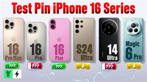 So Sánh Thời Gian Dùng Pin Của Iphone 16 Series Galaxy S24 Ultra