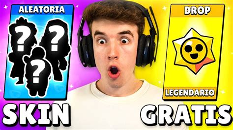 COMPRO UNA SKIN ALEATORIA Y ABRO DROP LEGENDARIO GRATIS En BRAWL