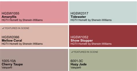 Bedroom color pallet | Hgtv home by sherwin-williams, Color, Color pallets