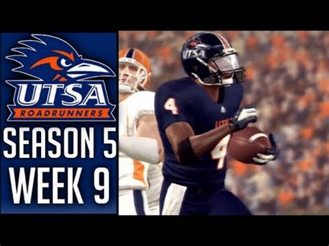 Ncaa Football Dynasty Utsa Week Vs Utep Season By