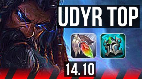 UDYR Vs K SANTE TOP 5 1 9 1100 Games KR Master 14 10 YouTube