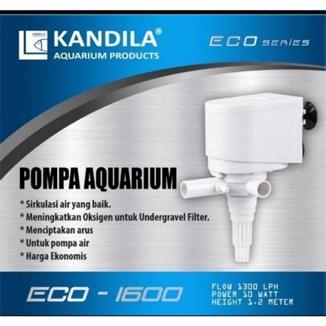 Jual PROMO POMPA KOLAM AQUARIUM KANDILA PRO ECO 1600 POMPA AIR CELUP