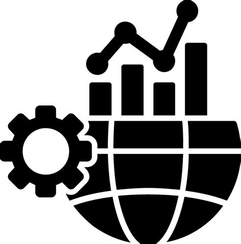 Global Markets Glyph Icon Vector Art At Vecteezy