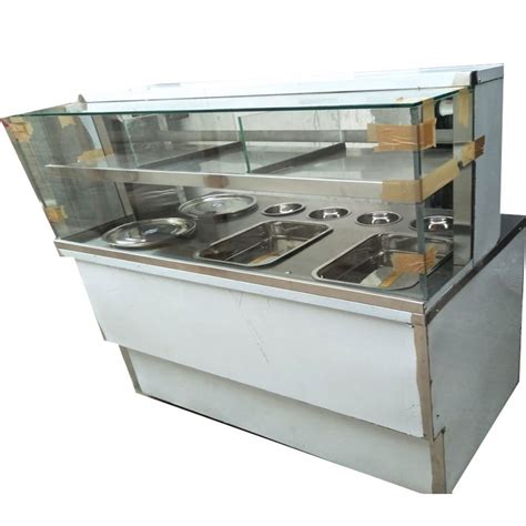 Stainless Steel Chat Display Counter For Restaurant At Rs Piece